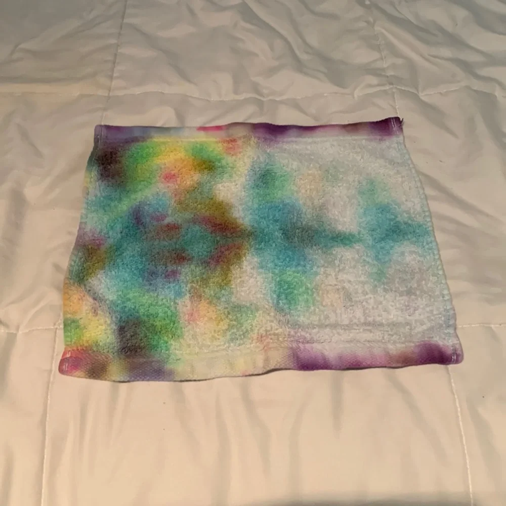 Tie dye face towel